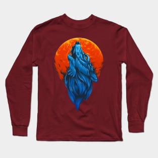 Bloodmoon wolf Long Sleeve T-Shirt